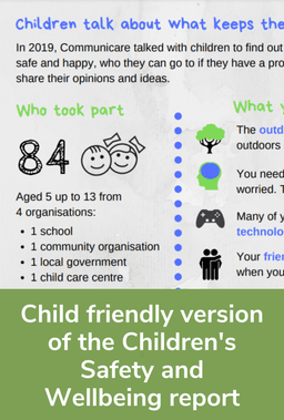 Child Friendly version of the Children's Safety and Wellbeing Report